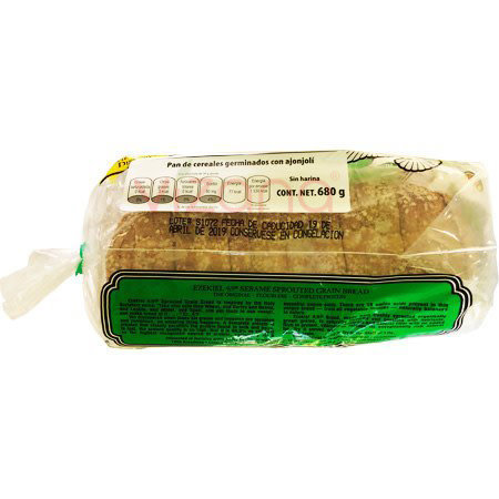 Pan Ezekiel 4:9 Sesame de Cereales Germinados Sin Harina FFL 680 gr.