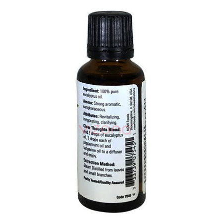 Aceite Esencial de Eucalipto Now 30 ml.