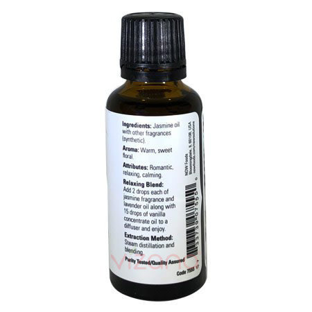 Aceite Esencial de Jazmin Now 30 ml.