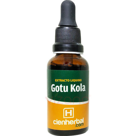 Extracto Herbal Gotu Kola CienHerbal 30 ml.