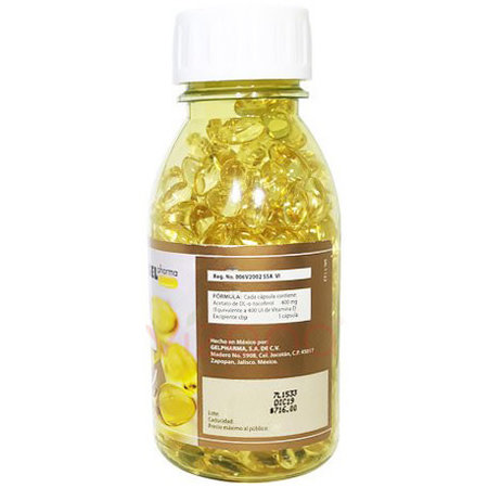 Revitare Vitamina E 300-400 mg.