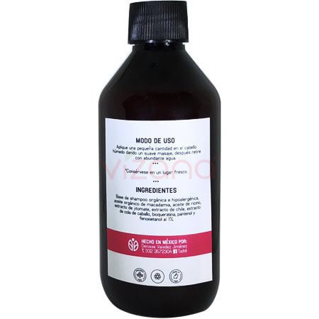 Shampoo de Macadamia Orgánico Tochtli 250 ml