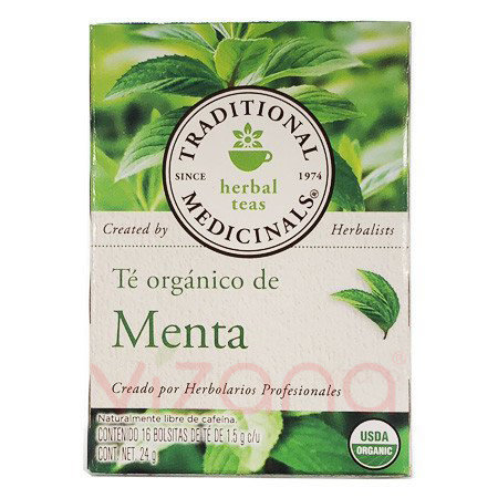 Té Organico  Menta con Probioticos Traditional Medicinals 16 - 1.5 gr.