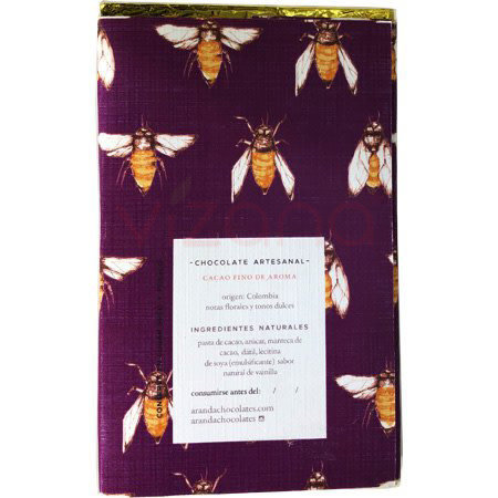 Chocolate Caramelo de Dátil 65% Cacao Aranda 100 gr.