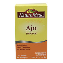 Tabletas de Ajo sin Olor NatureMade 300/605mg