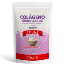 Colágeno Hidrolizado con acido hialurónico, Biotina y Vit C Vizana Nutrition 200gr