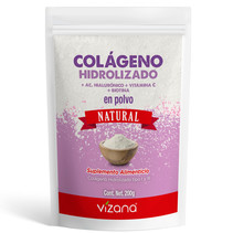 Colágeno Hidrolizado con acido hialurónico, Biotina y Vit C Vizana Nutrition 200gr