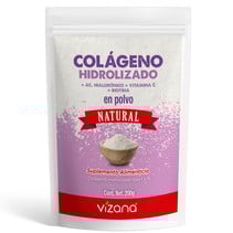 Colageno Hidrolizado en Polvo con acido hialuronico, Biotina y Vit C Vizana 200g