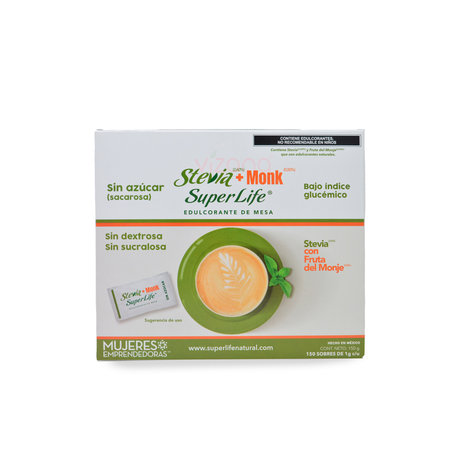 Stevia Edulcorante de Mesa SuperLife 150 Sobres