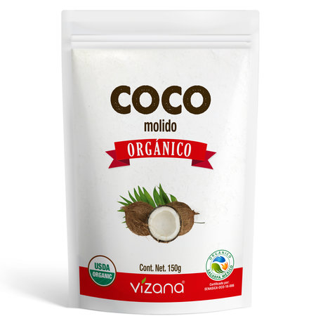 Coco Molido Puro Orgánico Vizana 150 gr.