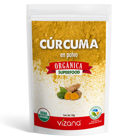 Cúrcuma en Polvo Orgánica Vizana 100gr.