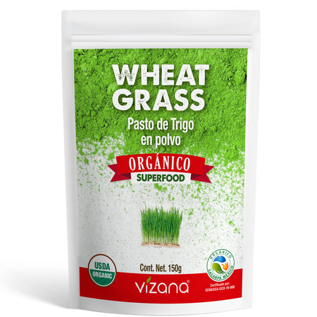 Pasto de Trigo en Polvo Organico Vizana 150 gr.