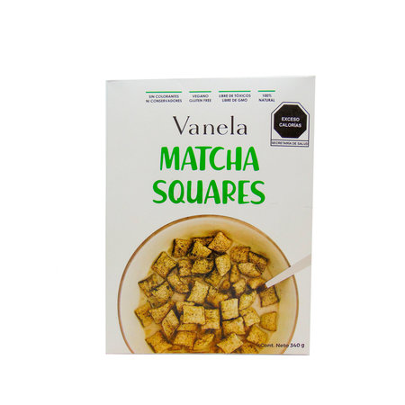 Cereal de Avena Matcha Vanela 340g.