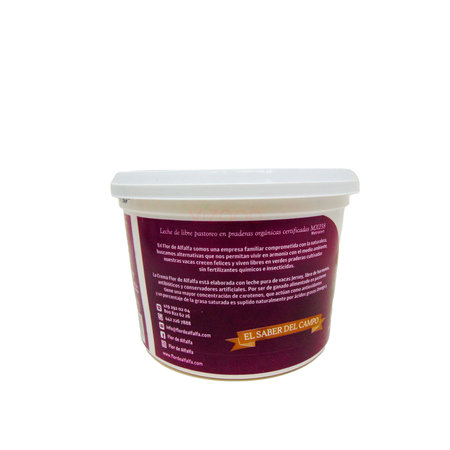 Crema Cultivada Flor de Alfalfa 500 gr.
