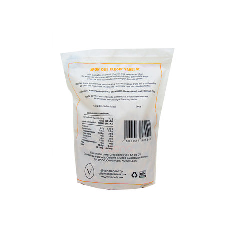 Churritos de Amaranto Sal y Limon  Vanela 400 gr