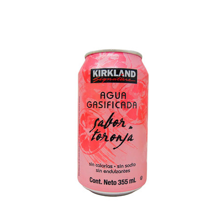 Agua Gasificada Toronja Kirkland 355ml