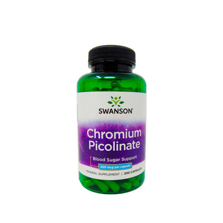 Chromium Picolinate Swanson 200/200 mg