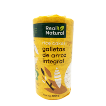 Tortitas  de Arroz Integral Real Natural 100g