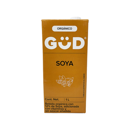 Leche de Soya Sin Azúcar GüD 1 L.