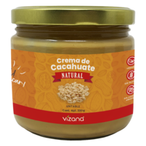 Crema de Cacahuate Natural Untable Vizana 330 g