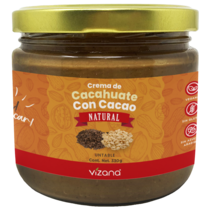 Crema de Cacahuate con Cacao  Vizana 330 g