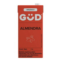 Leche de Almendra Orgánica Sin Azúcar GüD 1 L.