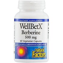 Berberine Natural Factors 60/500 mg