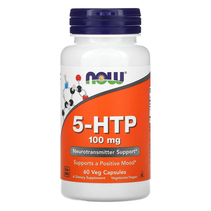 5-HTP en Capsulas Now 60/100 mg