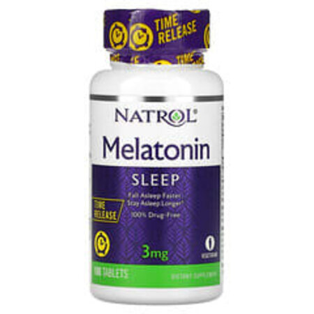 Melatonina en Capsulas Natrol 100/10mg