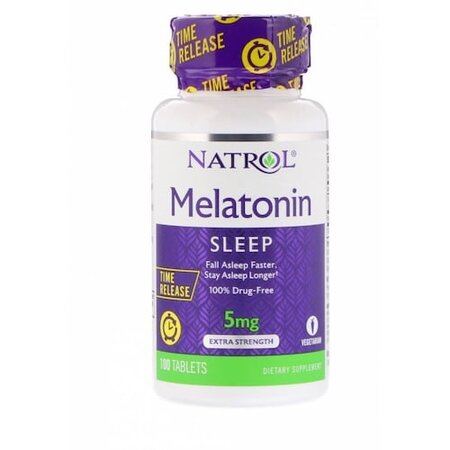 Melatonina en Capsulas Natrol 100/5mg