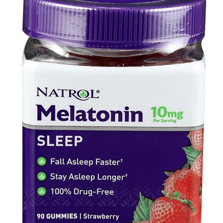 Melatonina en Gomitas Sabor Fresa Natrol 90/5mg