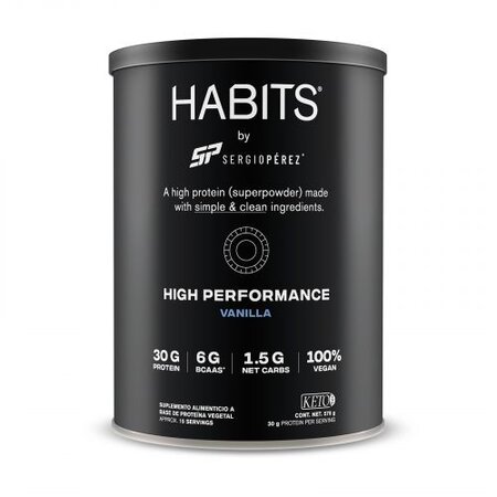 Proteina High Performance Vainilla Habits 1078gr