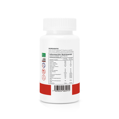 Aceite de Krill en Capsulas Orgánicas Vizana  60-700mg