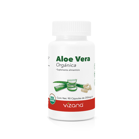 Aloe Vera Organica Capsulas Vizana 90/250mg