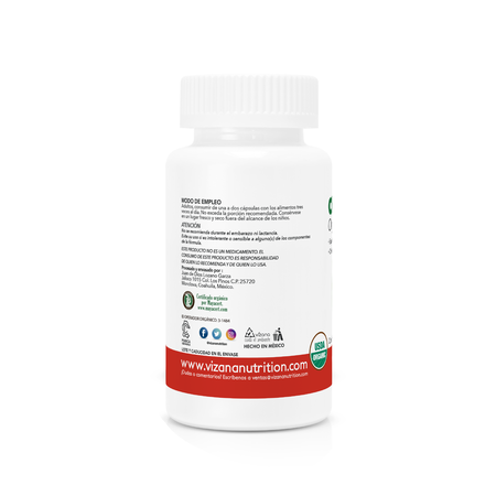 Chlorella Organica en Capsulas Vizana 90/500mg