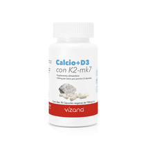 Calcio + D3 con K2-mk7  Vizana Nutrition 90 Cap.