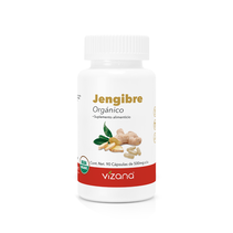 Jengibre en Cápsulas Orgánicas Vizana 90-500 mg