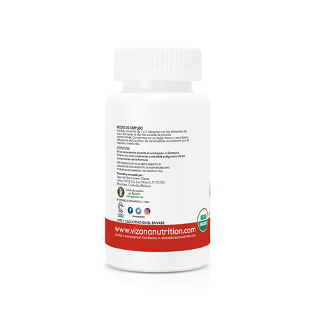 Maca en Cápsulas Orgánica 90-500 mg.