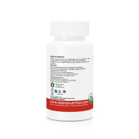 Moringa en Cápsulas Vizana 90-400 mg.