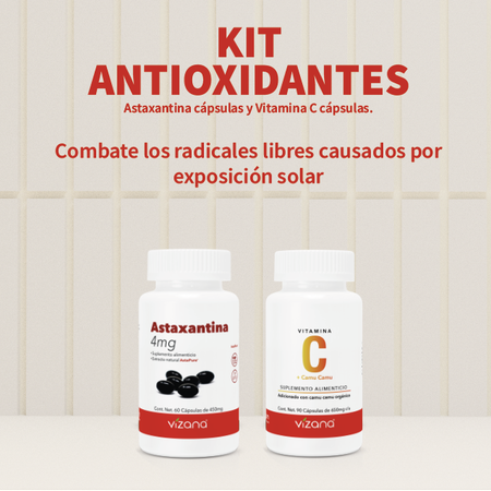 KIT ANTIOXIDANTES (Astaxantina + Vitamina C)