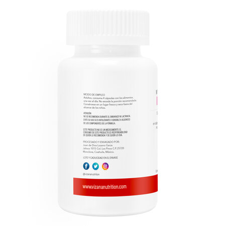 Inositol MYO y D Chiro 40 1 en Capsulas Vizana 90caps