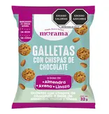Galleta Chispas de Chocolate con Almendra Avena y Linaza Morama 32gr