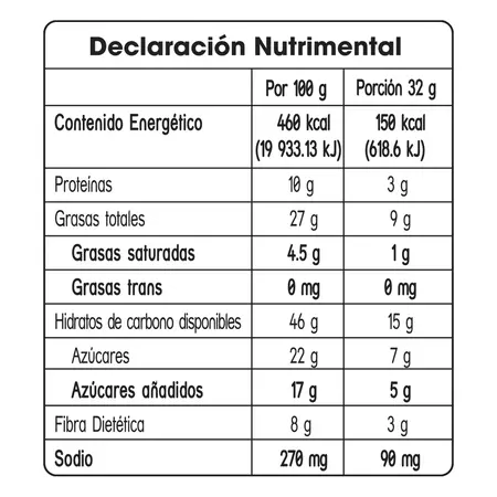 Galleta con Canela con Almendra Avena y Linaza Morama 32gr