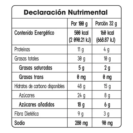 Galleta Doble Chocolate con Almendra Avena y Linaza Morama 32gr