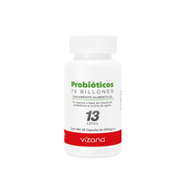 Probioticos 70 billones Vizana 60 capsulas de 500 mg
