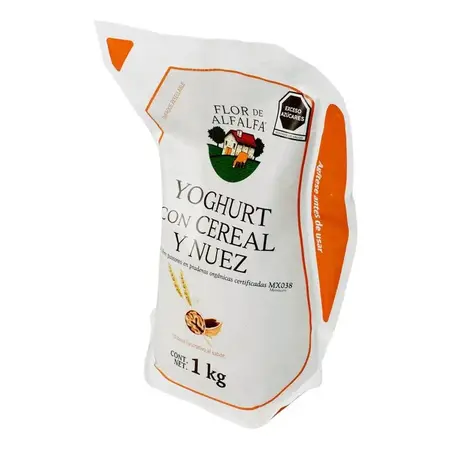 Yogurt Sabor Cereales Flor de Alfalfa 1 L.