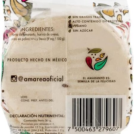 Obleas Amaranto Amarea 50 pz.