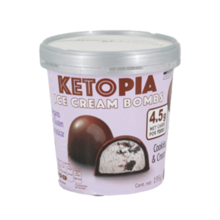 BOMBS Keto Cookies and Cream Ketopia 195gr