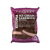 Sandwich de Nieve Keto Fudgy Brownie Ketopia 120gr