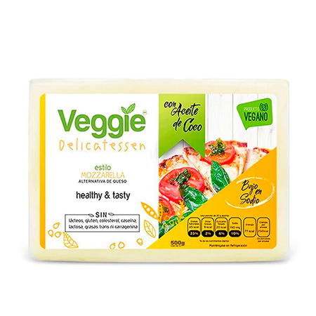 Queso Estilo Mozarella Vegano Veggie Chesse 250gr